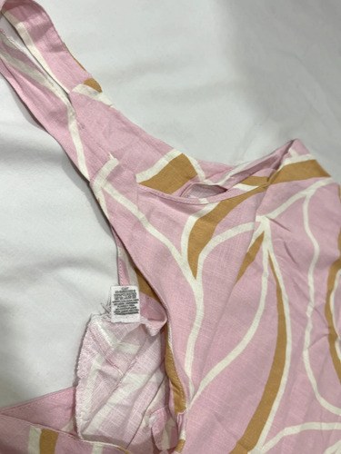 Blusa Musculosa De Algodón Estampado T- Xl Coral Estampado Coral Claro 4 - 9