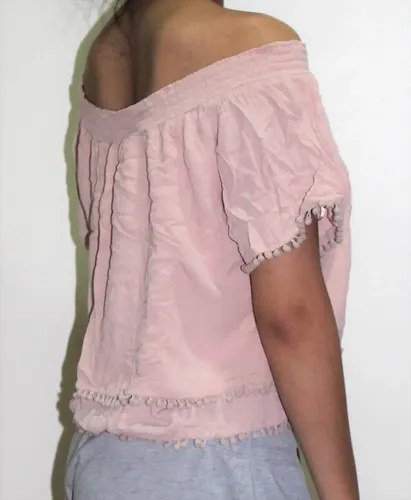 Blusa Sybila -falabella T L - Holgada Mujer Rosa -algodón Rosa Claro M - 10