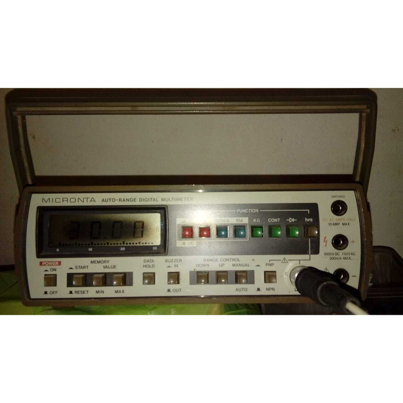 Vendo multímetro digital vintage Micronta modelo 22-195 Funcionando