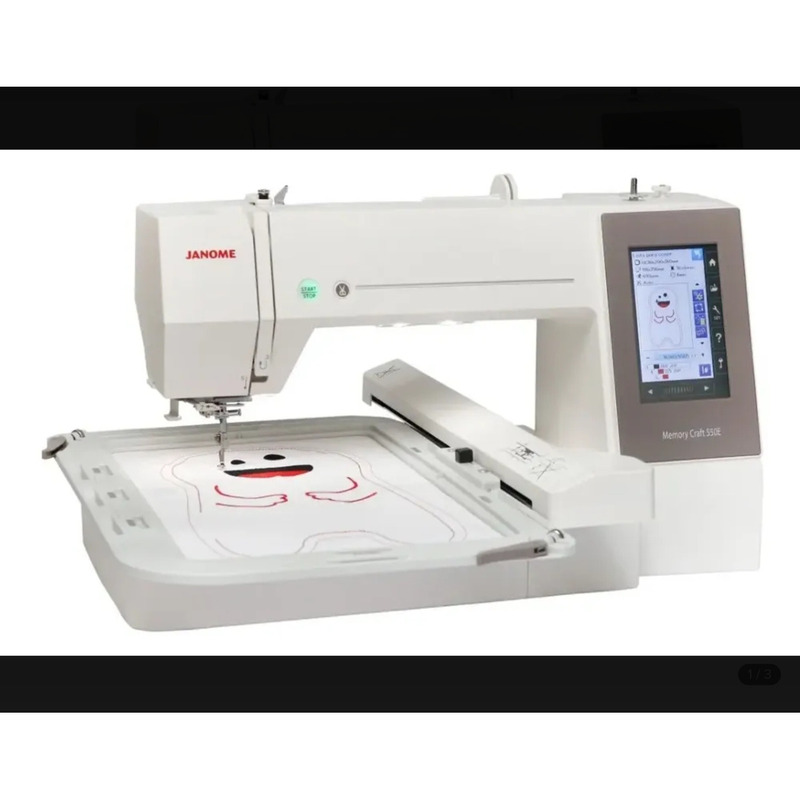 Bordadora automática janome mc 550e nueva sellada - 3