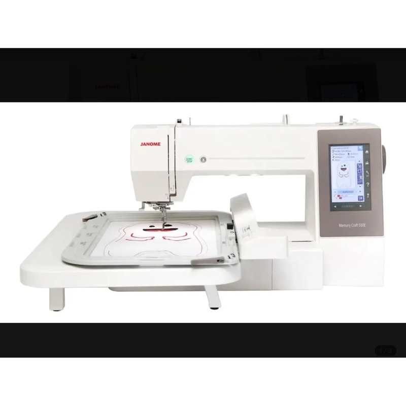 Bordadora automática janome mc 550e nueva sellada - 4