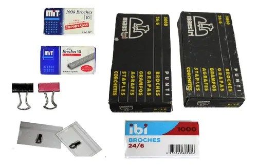 Broches Para Abrochadora Ver Lista 3 Mil Al Precio Publicado Plateado