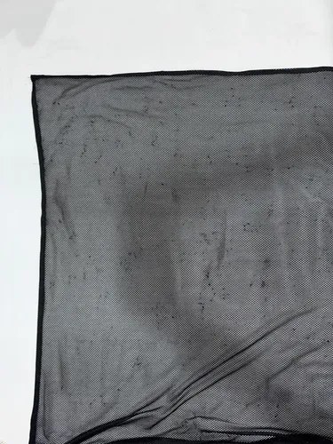 Bufanda Pashmina Negra De Red 85 Cm X 1,60 M Tactica Spf Negro Liso L - 7