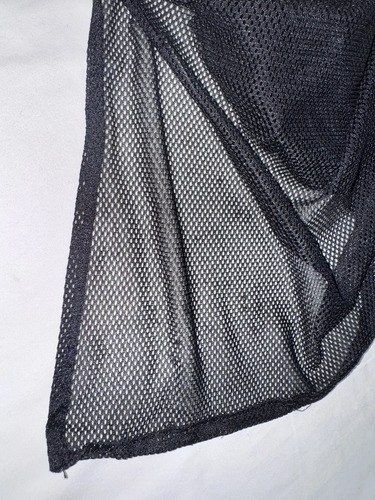 Bufanda Pashmina Negra De Red 85 Cm X 1,60 M Tactica Spf Negro Liso L - 9
