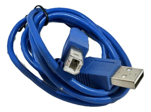 Cable De Impresora Usb 2.0 A A B Genérico 1,5 M Azul Azul