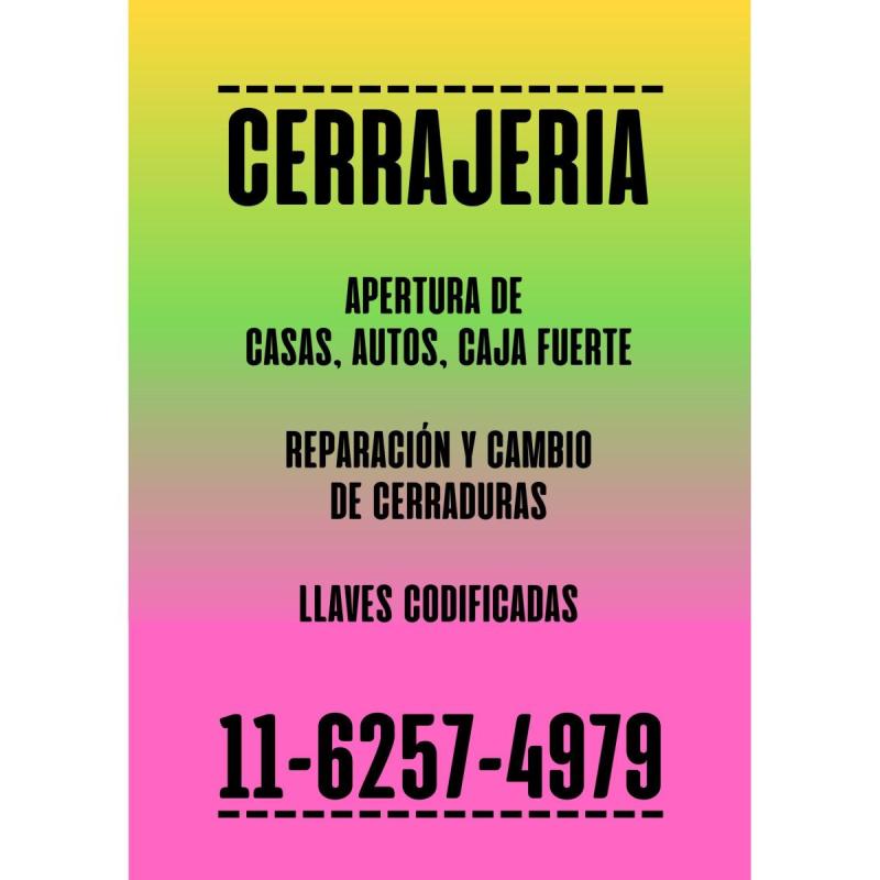 Servicio de Cerrajeria a Domicilio en Moron