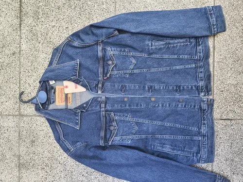 Campera De Jean Hombre Levis Denim Importada Original Light Azul M Lisa
