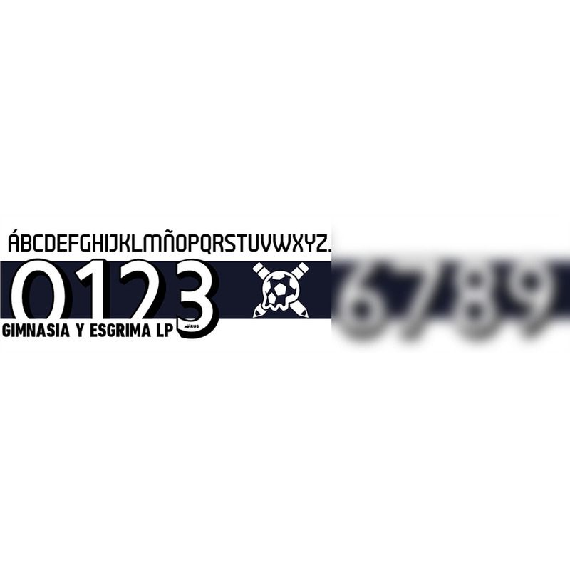 Tipografía Gimnasia y Esgrima LP 2026 LEER