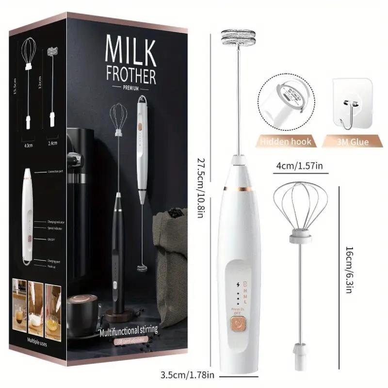 Espumador De Cafe Portatil USB Acero Inoxidable Buena Calidad - 7