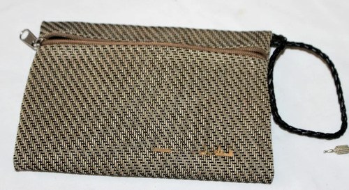 Cartuchera Tejida Se-mi Rígida Beige Liso
