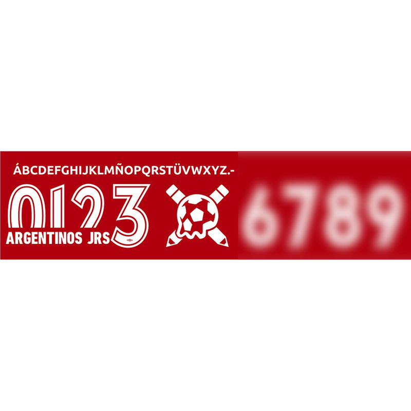 Tipografía Argentinos Jrs 2026 LEER