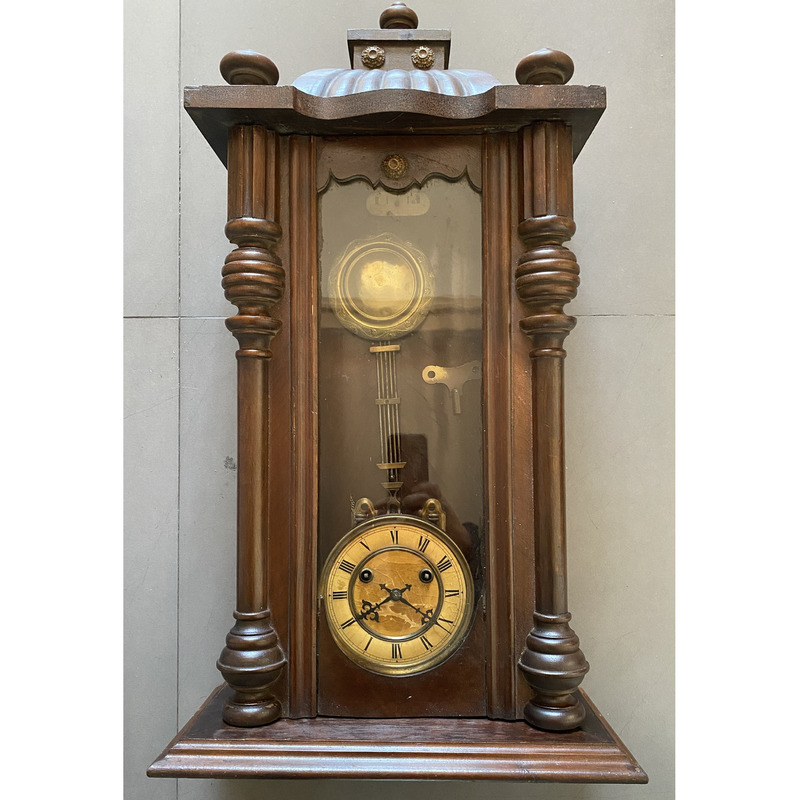 Reloj antiguo pared c/péndulo