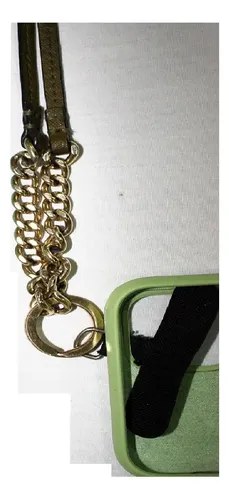 Correa Cuerina Verde Para Celular - 8