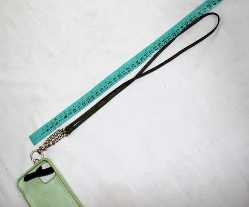 Correa Para Celular Cuerina Verde
