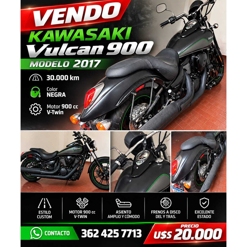 Kawasaki vulkan 2017 custon