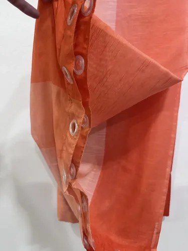 Cortina 2 Paños Naranja Segunda Selección 1,40 X 180 M - 3