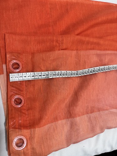 Cortina 2 Paños Naranja Segunda Selección 1,40 X 180 M - 5