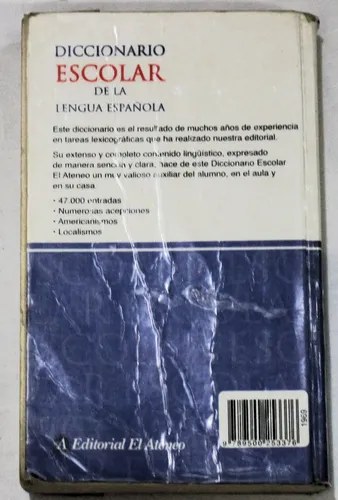 Diccionario Escolar De La Lengua Española Bolsillo, Ateneo, - 5
