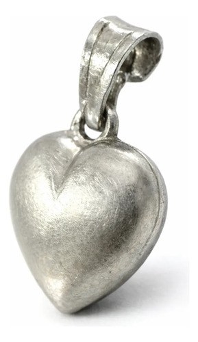 Dije Corazón Plata 925 Pequeño 2 Cm Calidad Superior Plateado
