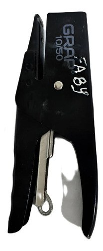 Engrapadora Pinza Grap 10/50 Mas Broche Negro
