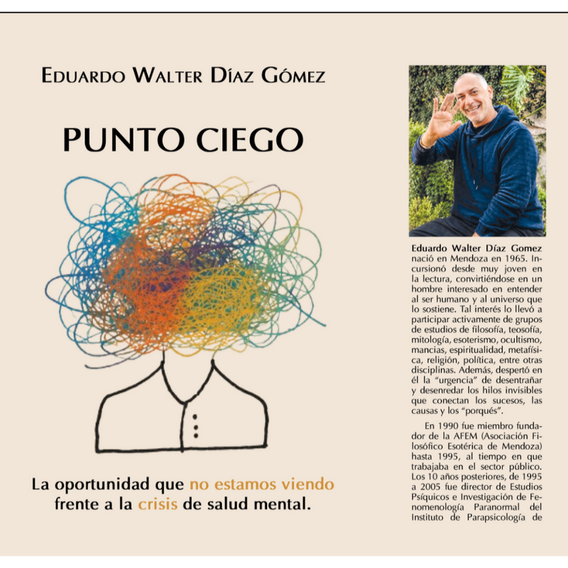 LIBRO: "PUNTO CIEGO" Autor: Eduardo Walter Diaz Gomez - 3