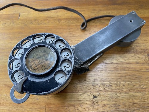 Teléfono Antiguo Entel Prueba De Línea De Personal Técnico Gris