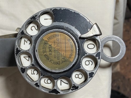 Teléfono Antiguo Entel Prueba De Línea De Personal Técnico Gris - 3