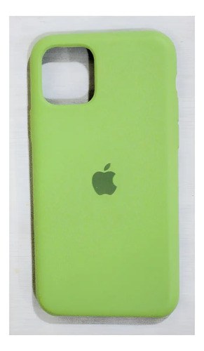 Funda Similar iPhone 11 Pro Verde Claro Silicona Verde Claro Liso