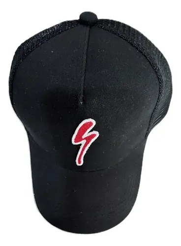 Gorra Speed Unlimited Trucker Negra Logo Ajustable Negro Negro Un Liso