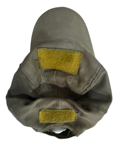 Gorra Táctica Verde Con Velcro En La Frente Y Ajustable Spf Marrón M