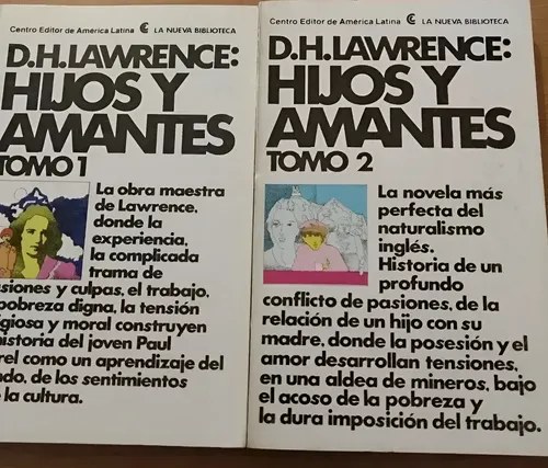 Hijos Y Amantes 1 Y 2. D.h.lawrence Nueva Biblioteca C.e.a.l