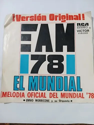 Mundial 78 Rca Vinilo Oficial.ennio Morricone
