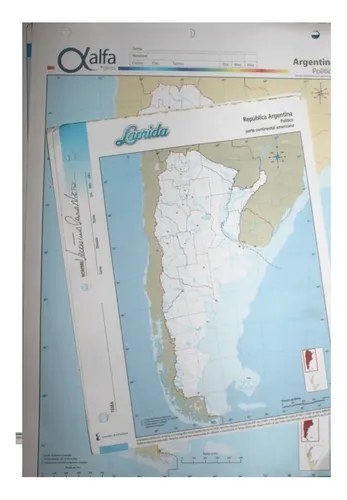 Kit Escolar Rivadavia Mapas - Ideal Para Estudio X 22 - 4