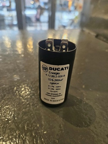 Capacitor Ducati 324-389uf 4.12.80.20.20b 220v Para Arranque - 3