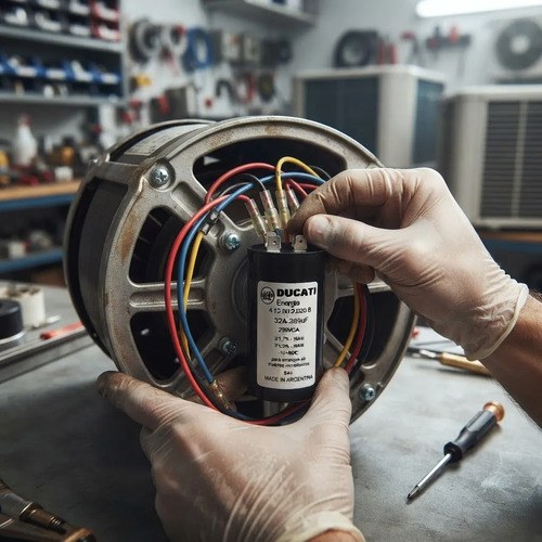 Capacitor Ducati 324-389uf 4.12.80.20.20b 220v Para Arranque - 4