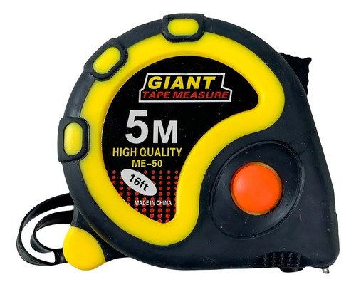 Cinta Metrica 5 Metros Profesional Con Freno Clip Mm