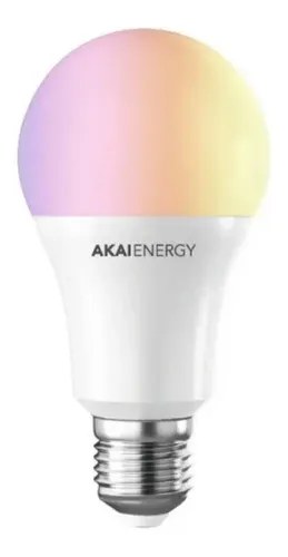 Foco Led Con Wi-fi Akai Energy Bulbo Smart Globo Multicolor