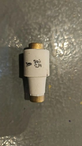Fusibles 25a Ceramica Diazed 250v - 2