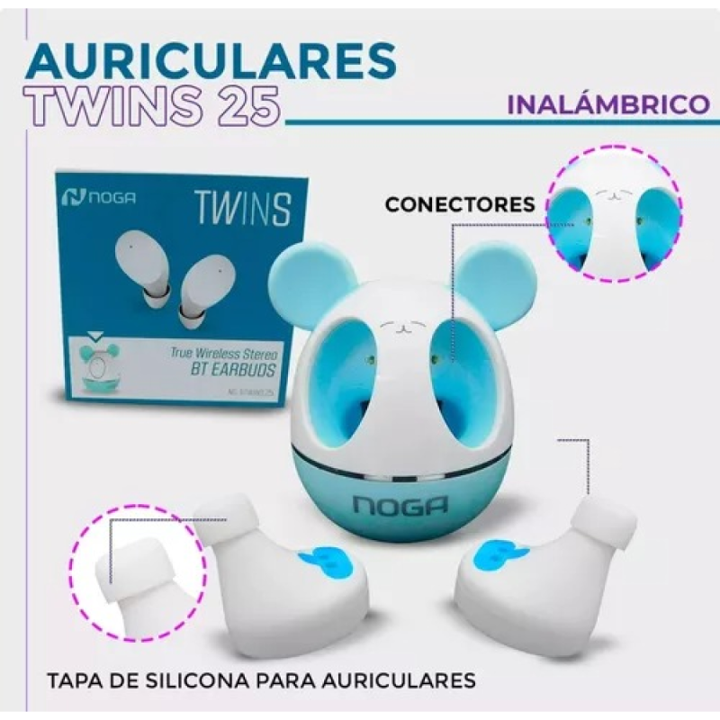 Auricular Bt Twins Kids