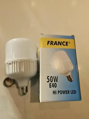 Lampara Galponera 50w Alta Potencia E27 3000k Calida Blanco Cálido