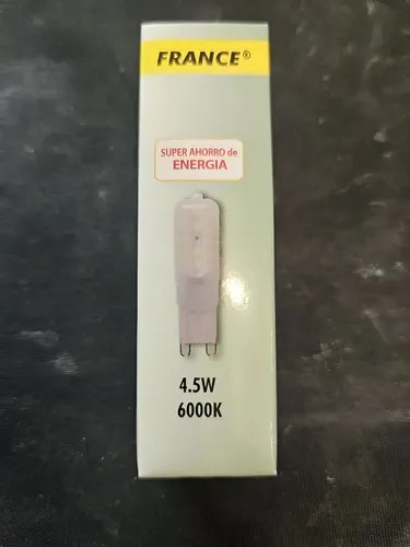 Lampara Led G9 6000k 4.5w France 220v 50hz 245lm G9sl-003 Blanco Frío