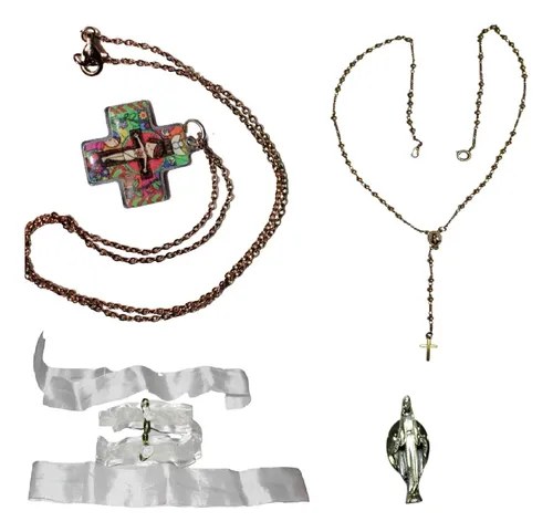 Lote Tobillera Pulsera Dije Aros Todo Lista Precio Publicado Plateado 45.72 Cm - 6