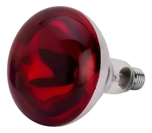 Lámpara Infrarroja 250w E27 France Kinesiología Animales Rojo