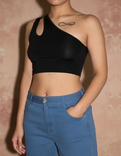 Musculosa Top Lycra Negro T S Para Busto 85 A 90 Impecable Negro Lisa S - 10