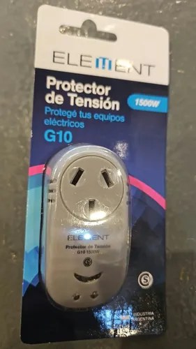 Protector De Tension Element G10 242/190v 1500w Gris Oscuro - 2