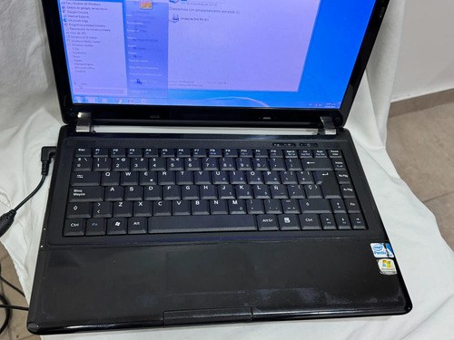 Notebook Commodore Dual Core 2.2ghz 4gb Hdmi Ssd Funciona Negro - 2
