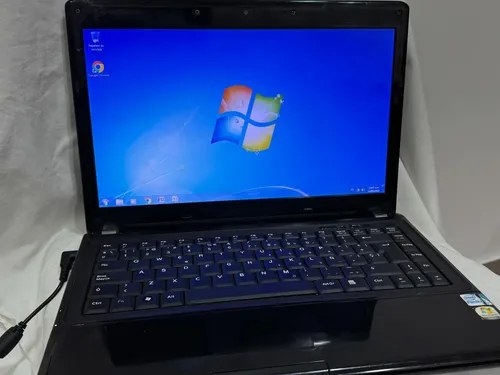 Notebook Commodore Dual Core 2.2ghz 4gb Hdmi Ssd Funciona Negro - 3