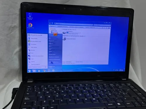 Notebook Commodore Dual Core 2.2ghz 4gb Hdmi Ssd Funciona Negro - 9