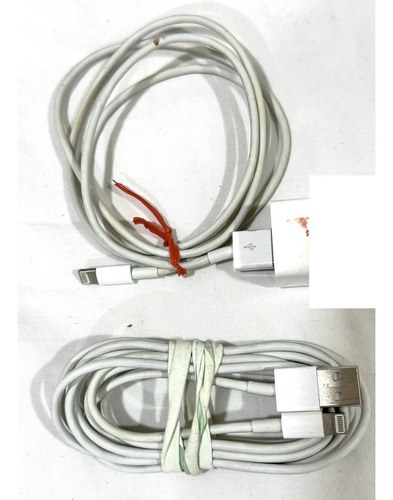 Pack iPhone + 2 Cable Usb Compatible Lightning 1 Metro Blanco - 2