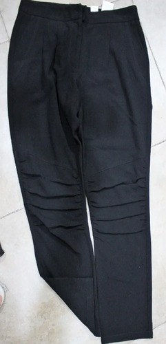 Pantalon Mujer Poliest Negro Travel Couture T 44 Importado Negro Liso 44 - 3
